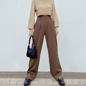 Princess Polly Archer Pants in Brown